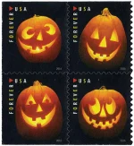 Jack-O??-Lanterns Forever Stamps