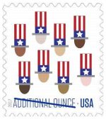 2017-Uncle Sams Hat Stamp Additional Ounce Postage Stamps