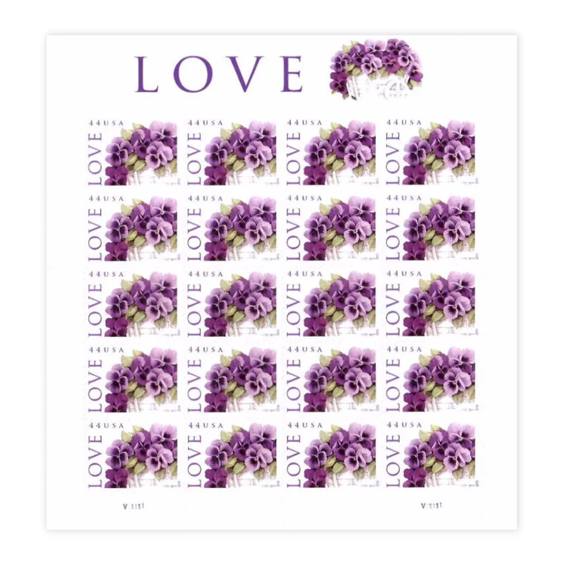 2010 Love-Purple Orchid in Snow Postage First Class Forever Stamps