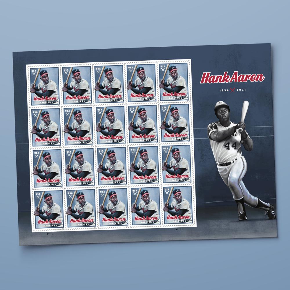 Hank Aaron 2024 Stamps