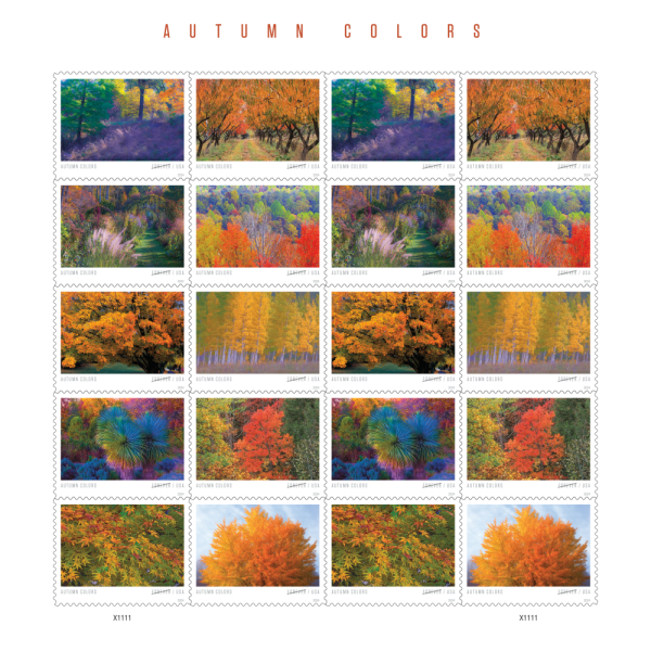 2024 Autumn Colors Stamps