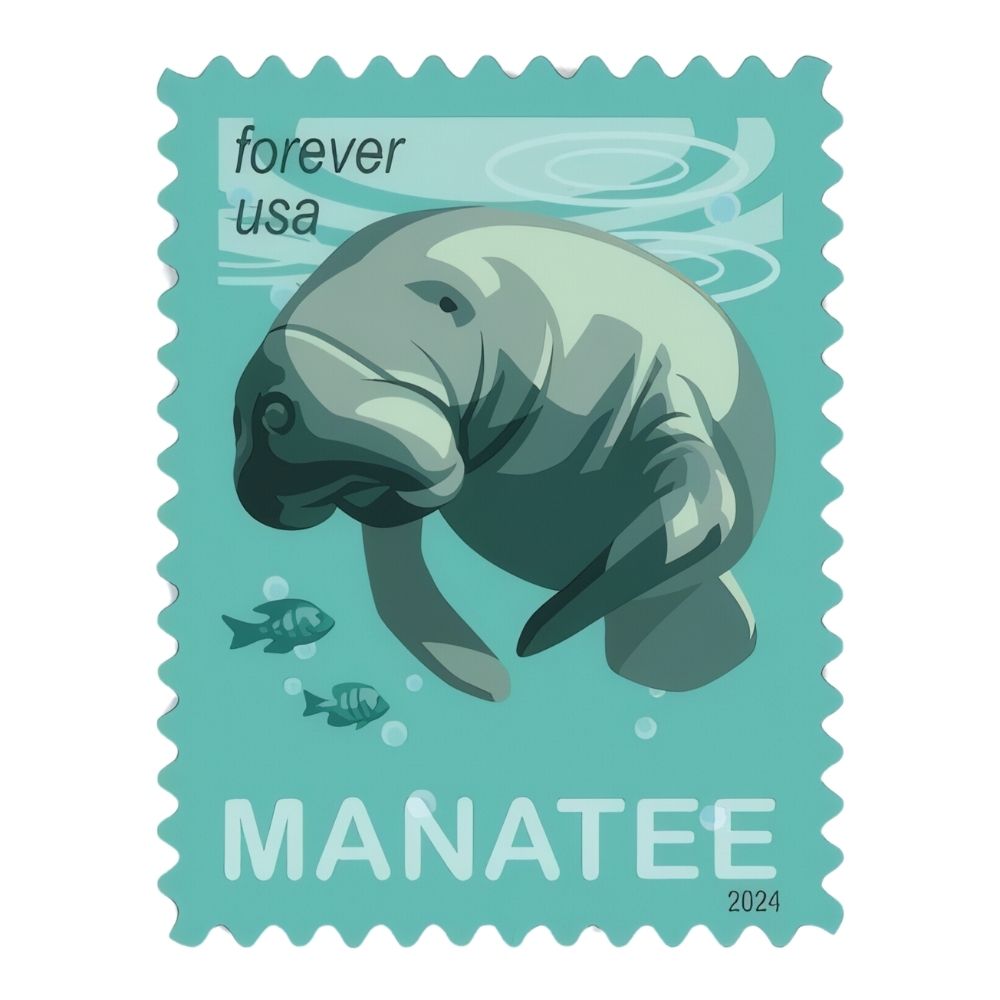 Save the Manatees 2024 Stamps