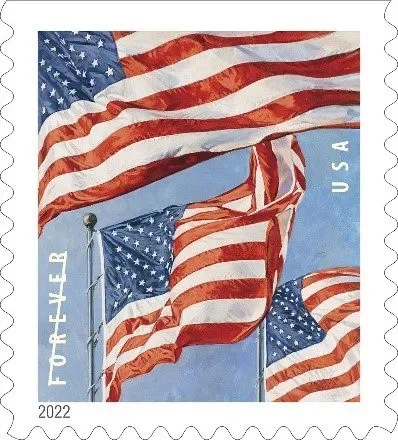 U.S. Flag 2022 Forever Stamps_Books