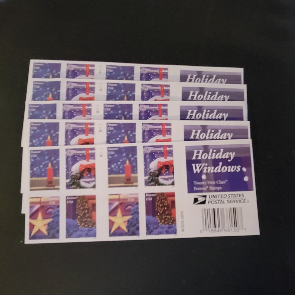 2016 Holiday Windows USPS Stamps
