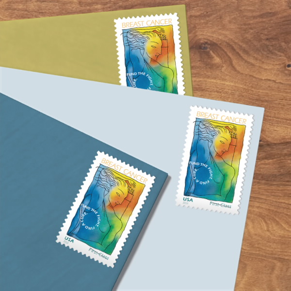 Breast Cancer Research semipostal stamp and its research-funding purpose