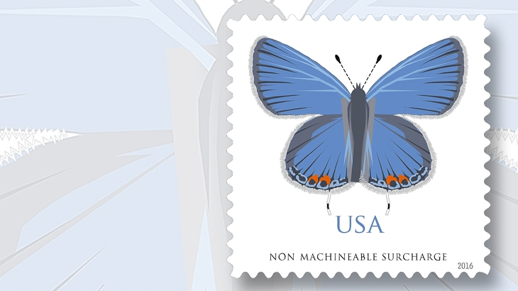 Eastern Tailed-Blue USPS stamp 2016