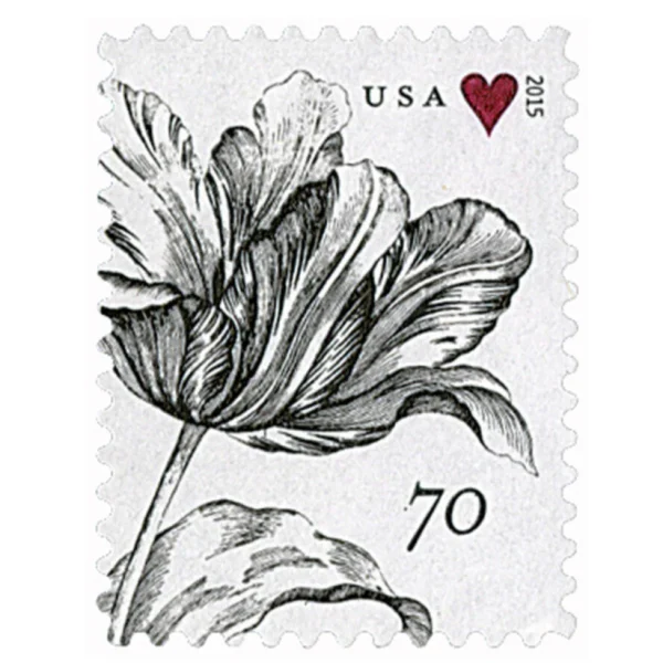 Wedding Series: Vintage Tulip - 2015 Two-Ounce Stamps, 100-Count