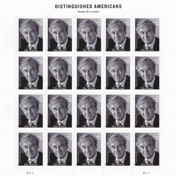 Elie Wiesel - 2025 Two-Ounce Stamps, 100-Count