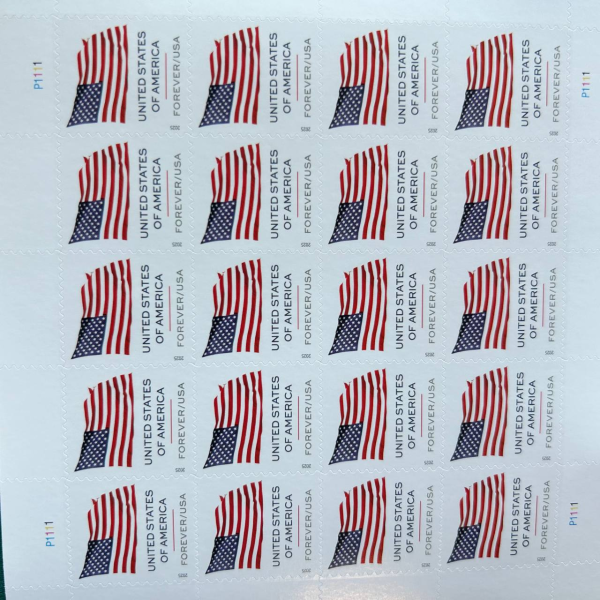 U.S. Flag - 2025 Forever Stamps, 100-Count - SKU ST283-25GQDM